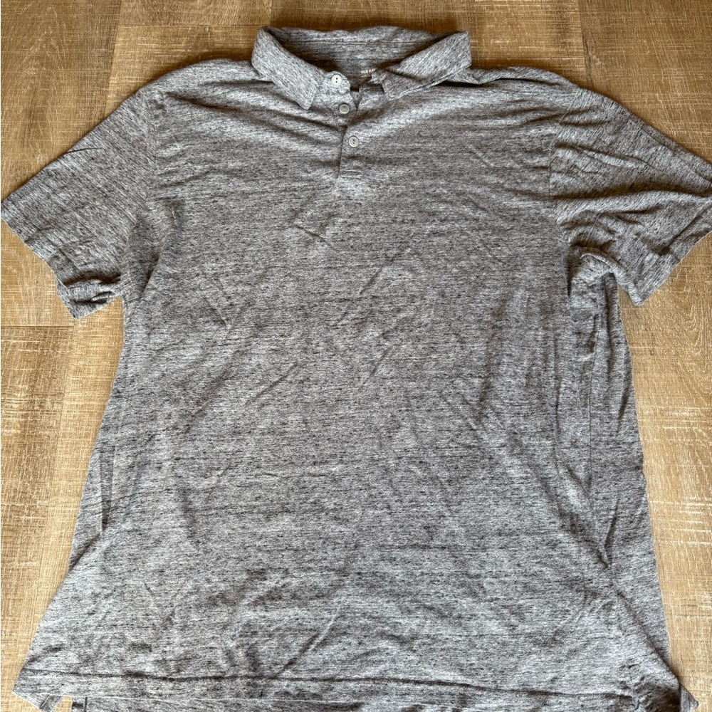 Men's Gray Polo Shirt